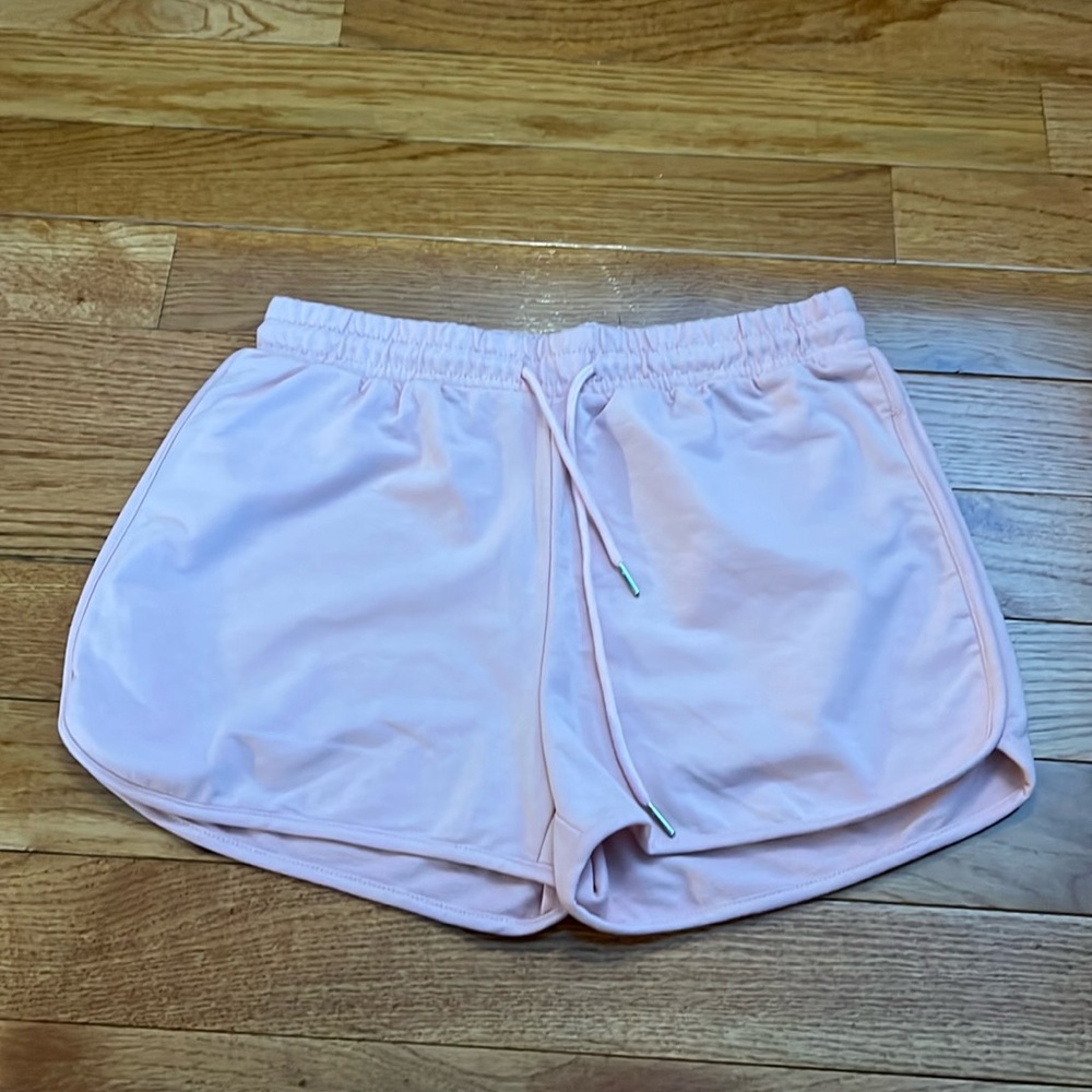 Shein - Dust Pink Shorts 
Elastic Drawstring Waist 
Size Large 
New without Tags